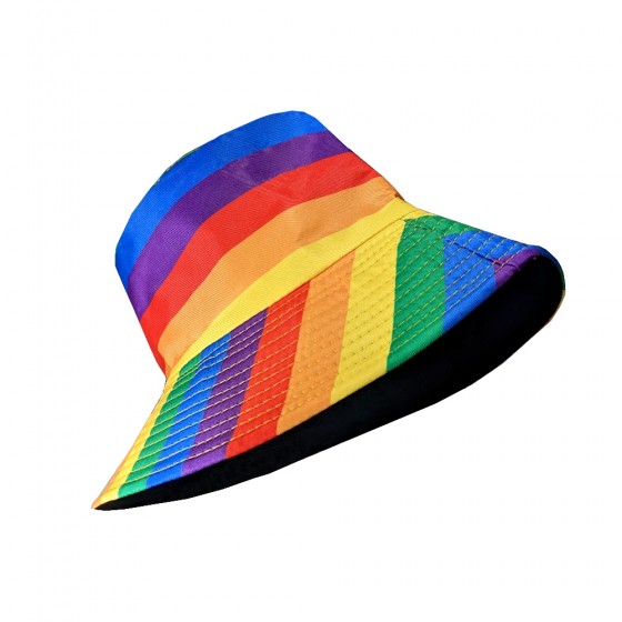 Rainbow Sun Bucket Hat