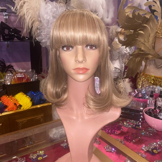 Amelia Honey Blonde Mid Length Synthetic Wig