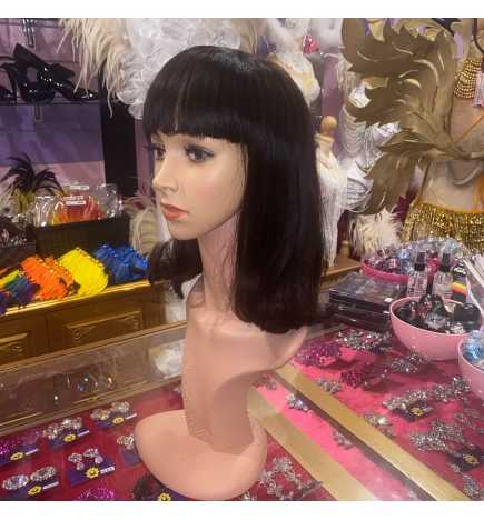 Amelia Dark Brown Mid Length Synthetic Wig