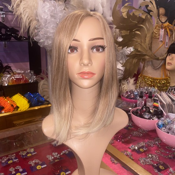 Barbara Blonde Mid Length Synthetic Wig