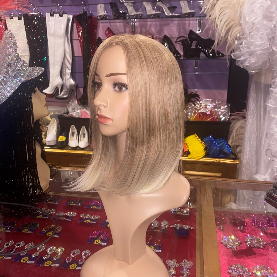 Barbara Blonde Mid Length Synthetic Wig