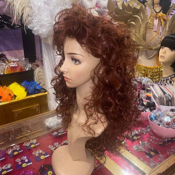 Sandy Auburn Long Synthetic Wig