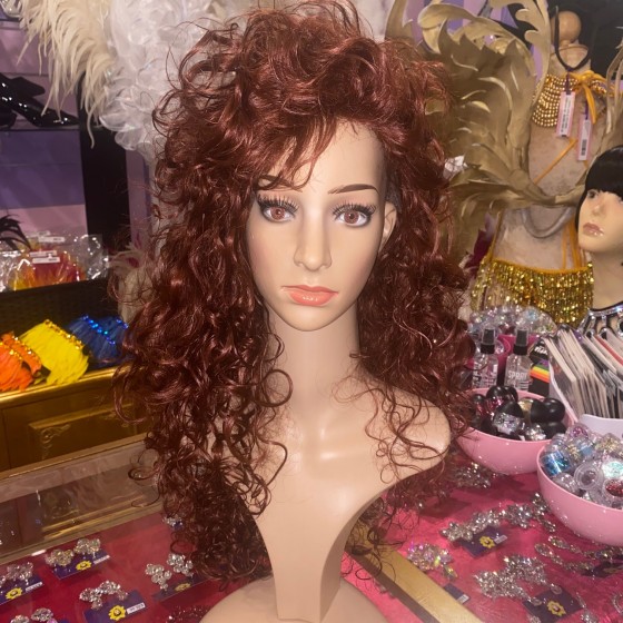 Sandy Auburn Long Synthetic Wig