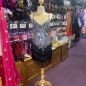 Silver and Black Teardrop Sequin Stretch Dress with Fringe Silver and Black Teardrop Sequin Stretch Dress with Fringe