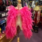Hot Pink Spike Organza Short Jacket