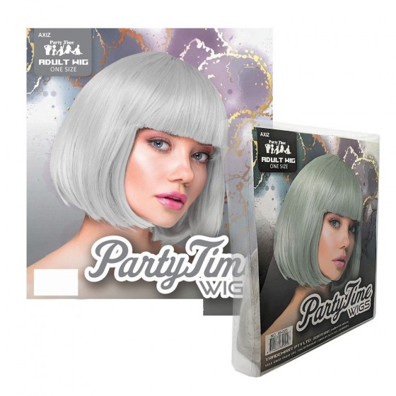 Ash Blonde Short Synthetic Party Wig