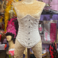 White Under Bust PVC Cincher