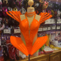 Neon Orange Gaga Deluxe PVC Corset