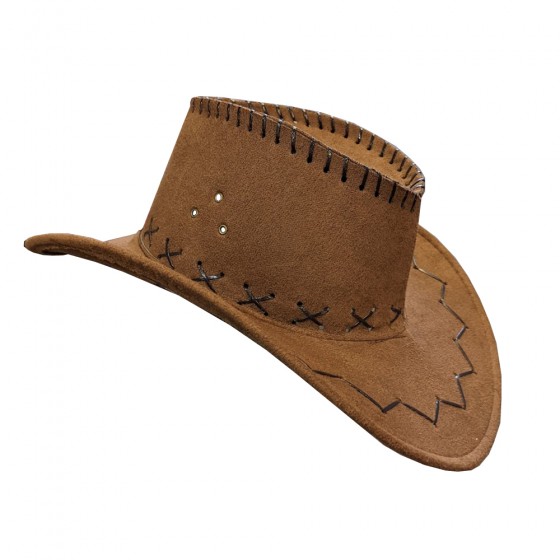 Dark Brown Carnival Style Cowboy Hat
