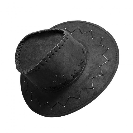 Black Carnival Style Cowboy Hat