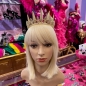 Gold Regent Tiara with Clear Crystal Stones