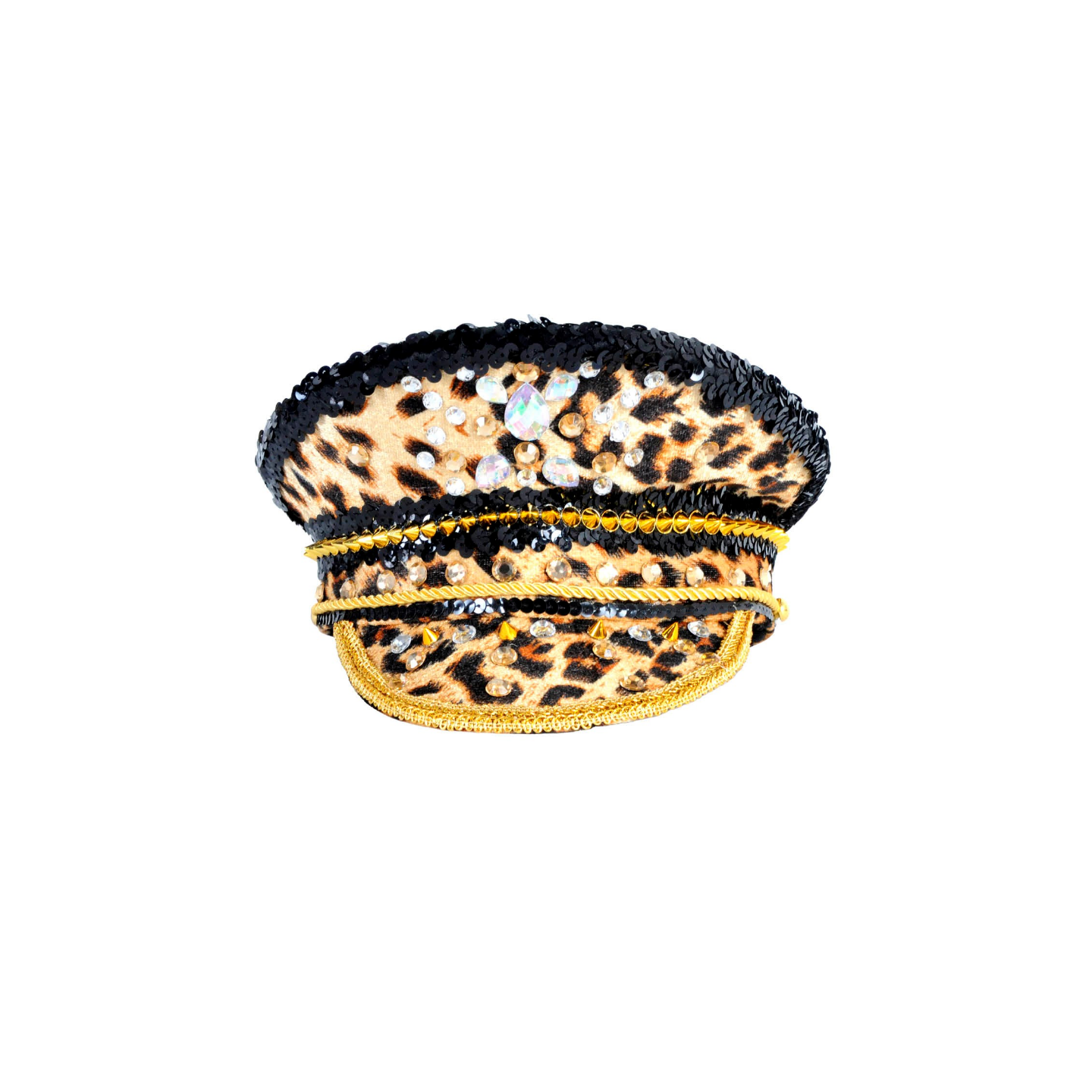 Leopard Print Festival Hat