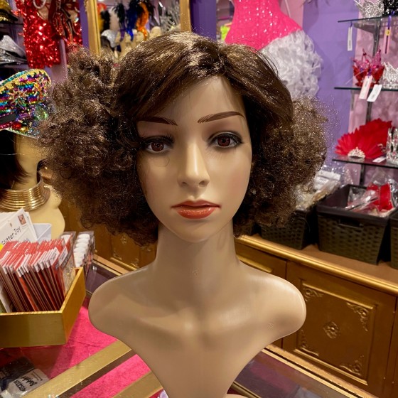 Red Novelty 70's Disco Wig