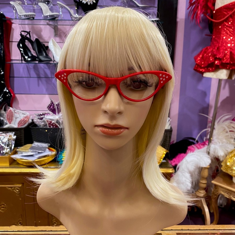Red Cat Diamante Sunglasses