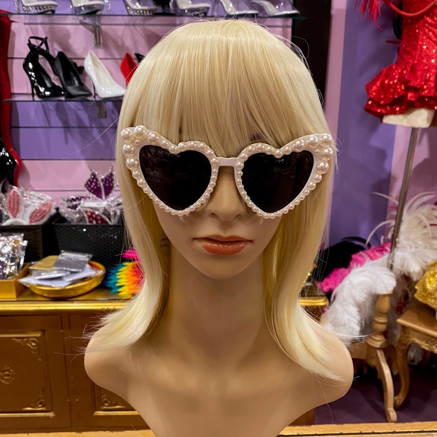 Pearl Heart Shaped Sunglasses