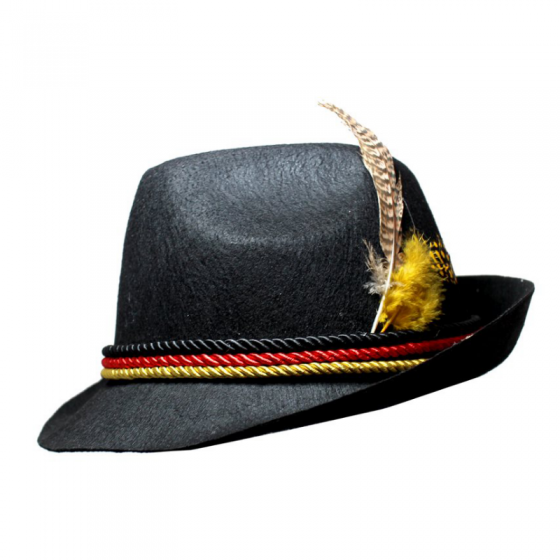 Black Oktoberfest Fedora Hat