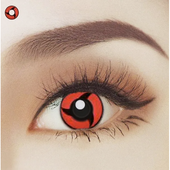 Crazy Lenses Cosplay Red Contact Lenses One Year