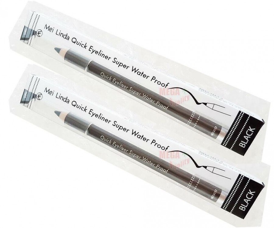 Mei Linda Black Waterproof Eyeliner Pencil