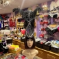 Tivoli Mirror and Feather Showgirl Headpiece