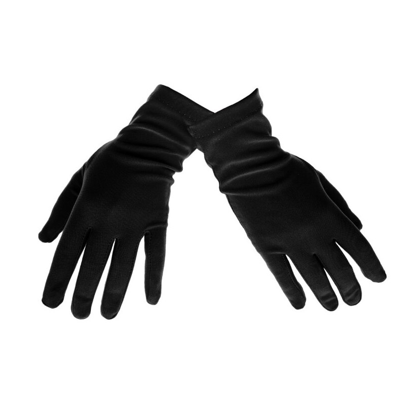 Black Short Wrist Lycra Glove