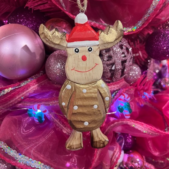 Reindeer Christmas Tree Decoration
