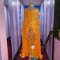 Orange Crystal Organza Cape with Penny Sequin