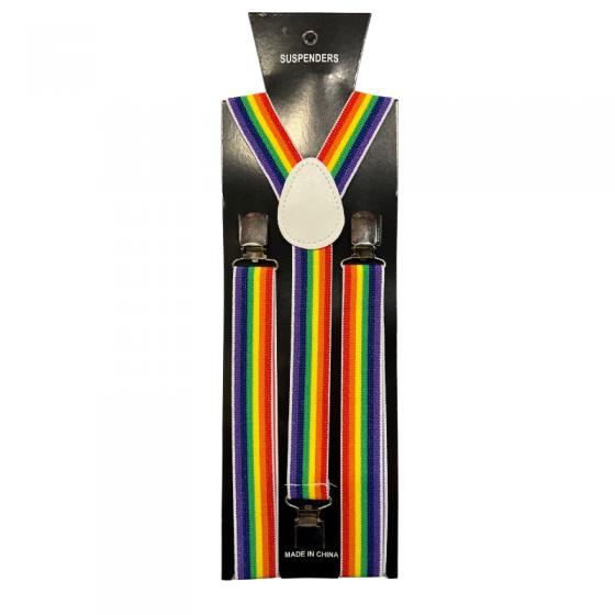 Rainbow Pride Suspenders