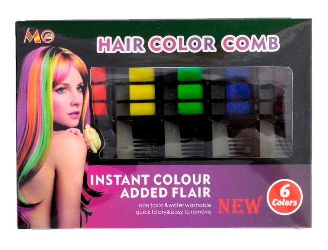 Rainbow Temporary Hair Chalk Comb