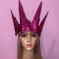 Hot Pink Glitter Neptune Crown
