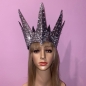 Silver Glitter Neptune Crown Silver Glitter Neptune Crown