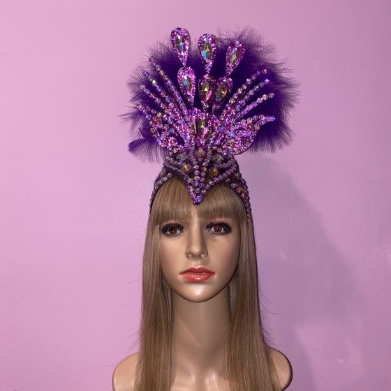 Purple Mini Butterfly Headpiece