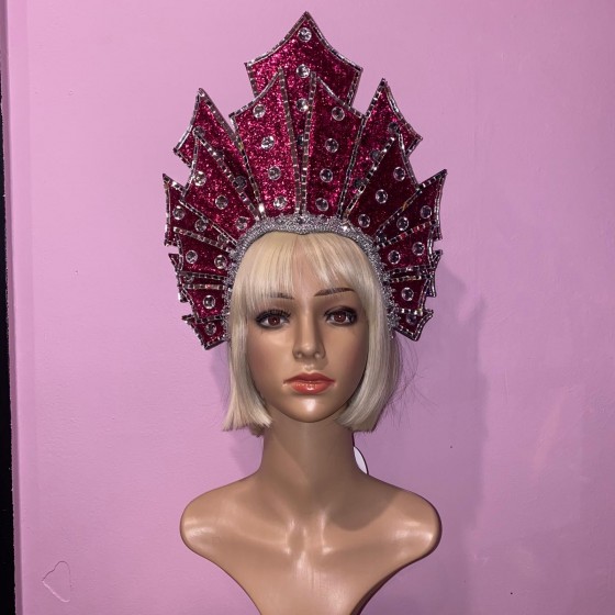 Hot Pink Xanadu Headpiece