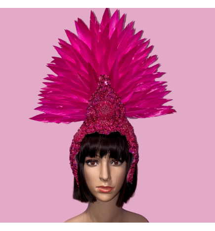 Showgirl Feathered Headpiece