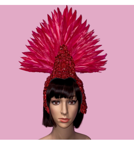Showgirl Feathered Headpiece