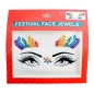 Rainbow Diamante Face Jewels Rainbow Diamante Face Jewels