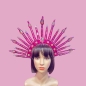 Hot Pink Deluxe Sun Headpiece