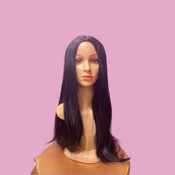 Melanie Black Long Synthetic Wig