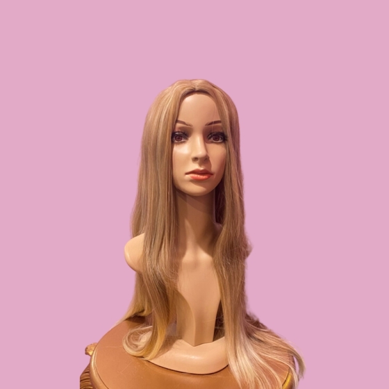 Melanie Honey Blonde Long Synthetic Wig