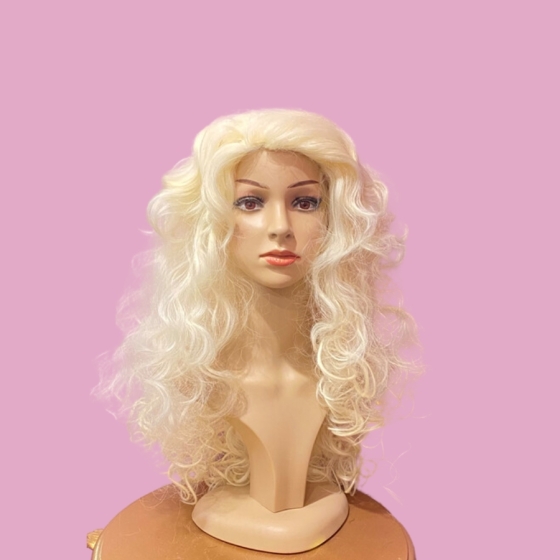 Sandy Blonde Long Synthetic Wig