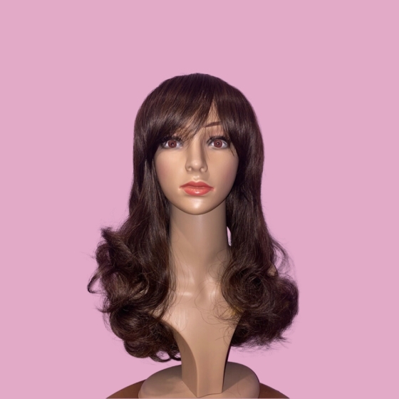 Serena Light Brown Long Synthetic Wig