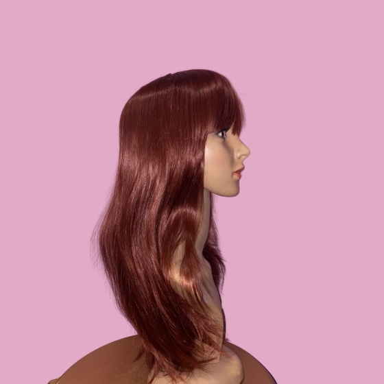 Madelyn Auburn Long Synthetic Wig