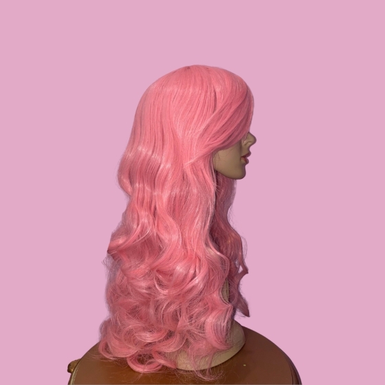Katy Light Pink Long Synthetic Wig