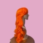 Katy Orange Long Synthetic Wig Katy Orange Long Synthetic Wig