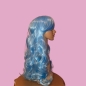 Katy Aqua Long Synthetic Wig