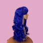 Katy Royal Blue Long Synthetic Wig
