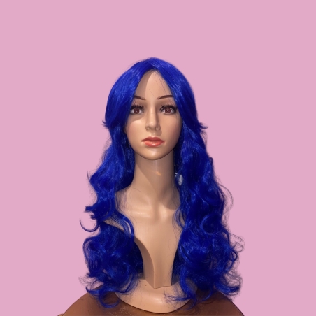 Katy Royal Blue Long Synthetic Wig