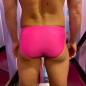 Neon Pink Men's Lycra Hot Pants