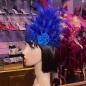 Deluxe Headband 1920's with Feather and Sequin Trim