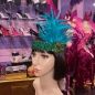 Deluxe Headband 1920's with Feather and Sequin Trim