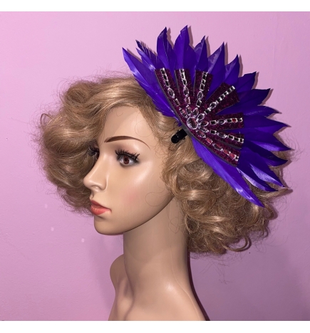 Spike Feathered Hair Clip (Style2)